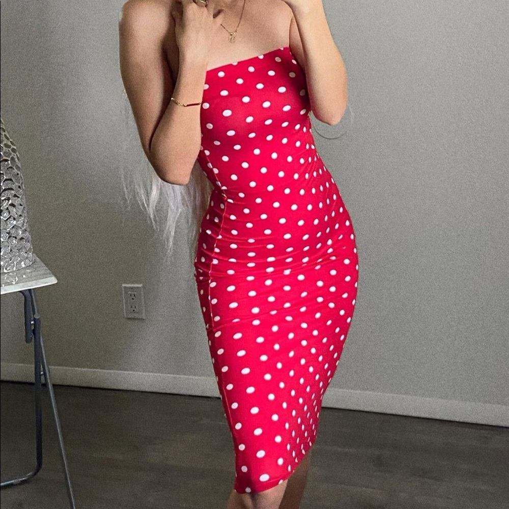 Red dress